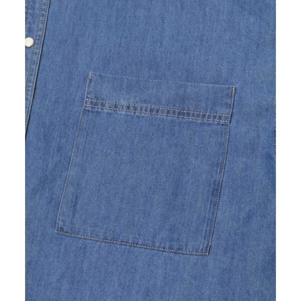 アーバンリサーチ ドアーズ（URBAN RESEARCH DOORS）/デニムバンドカラーシャツ_13