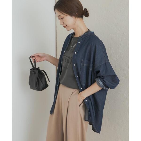 アーバンリサーチ ドアーズ（URBAN RESEARCH DOORS）/デニムバンドカラーシャツ_18