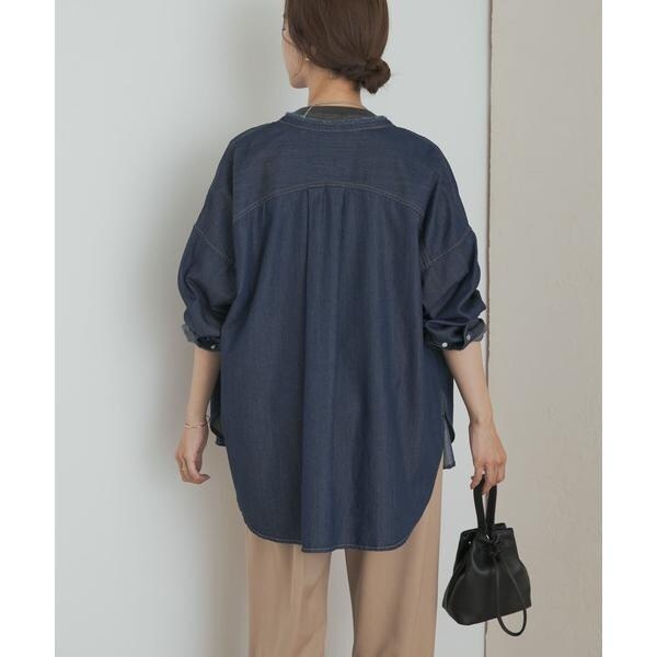 アーバンリサーチ ドアーズ（URBAN RESEARCH DOORS）/デニムバンドカラーシャツ_19