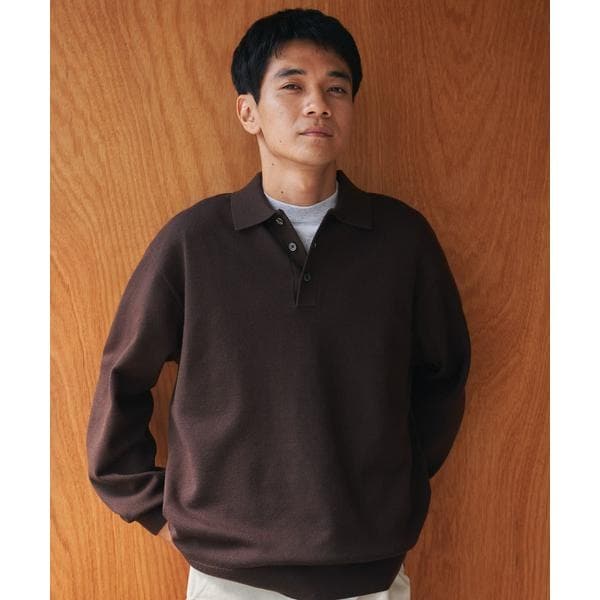 アーバンリサーチ ドアーズ（URBAN RESEARCH DOORS）/『XLサイズ/WEB限定/仁村紗和さん着用』『UR TECH 200日ニット』 ポロシャツ