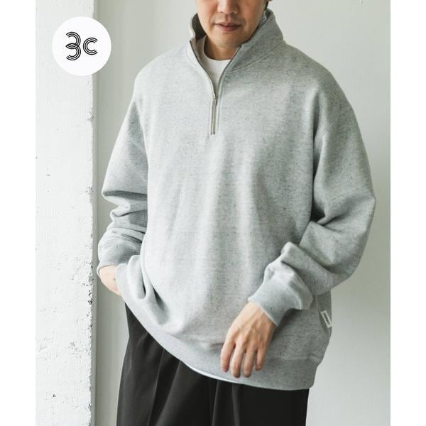 アーバンリサーチ ドアーズ（URBAN RESEARCH DOORS）/commpost　反毛裏毛ハーフジップスウェット