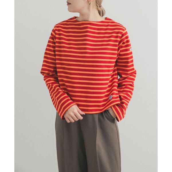 アーバンリサーチ ドアーズ（URBAN RESEARCH DOORS）/ORCIVAL　BOATNECK LONG−SLEEVE CROPPED PULLOVER