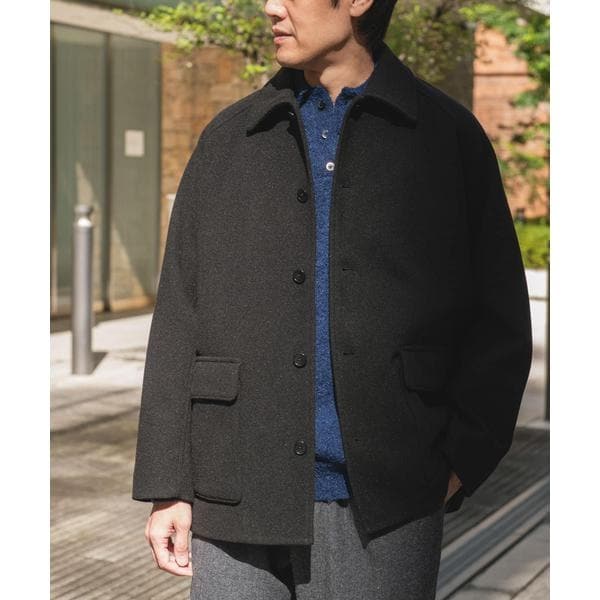 アーバンリサーチ ドアーズ（URBAN RESEARCH DOORS）/ニットメルトン パデット ショートコート