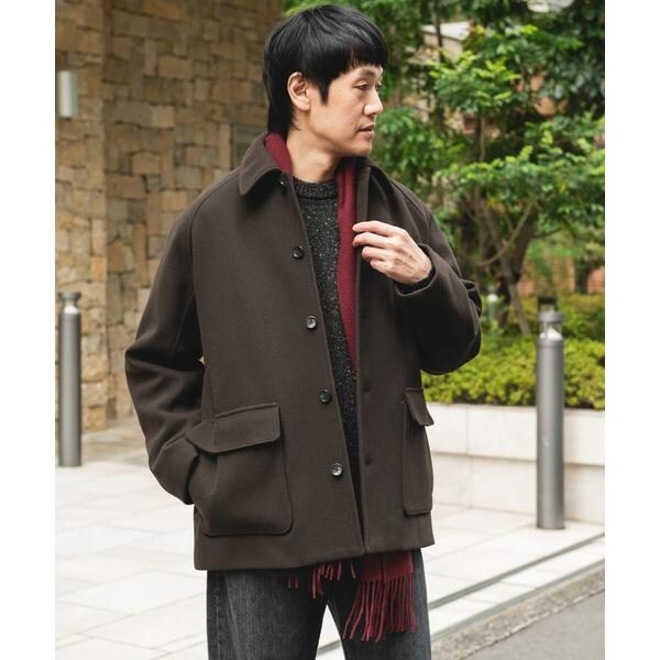 アーバンリサーチドアーズ DOORS ウールフードショートコート 美品