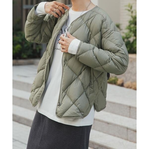 ライトダウンキルトショートブルゾン　アーバンリサーチDOORS 一部WEB限定カラー』ライトダウンキルトショートブルゾン | アーバン