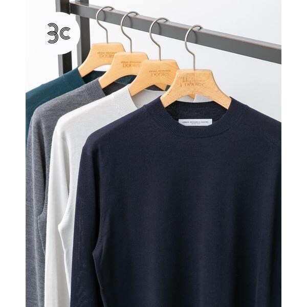 アーバンリサーチ ドアーズ（URBAN RESEARCH DOORS）/LIFE STYLE TAILOR　マシンウォッシャブルハイゲージクルーニット