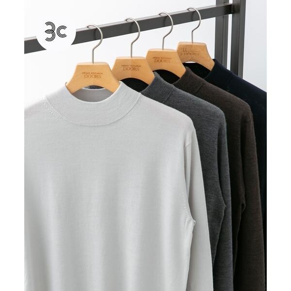 アーバンリサーチ ドアーズ（URBAN RESEARCH DOORS）/LIFE STYLE TAILOR　マシンウォッシャブルハイゲージモックニット