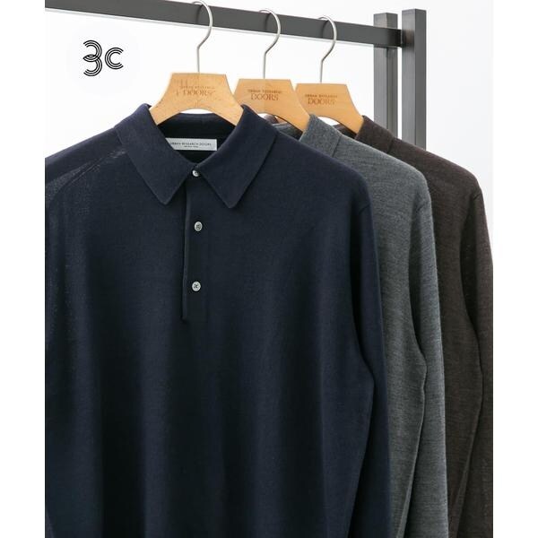 アーバンリサーチ ドアーズ（URBAN RESEARCH DOORS）/LIFE STYLE TAILOR　マシンウォッシャブルハイゲージニットポロ