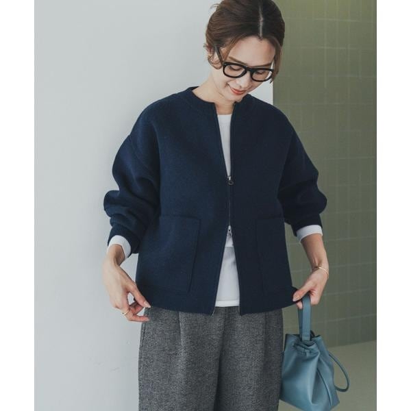 アーバンリサーチ ドアーズ（URBAN RESEARCH DOORS）/ニットZIPブルゾン