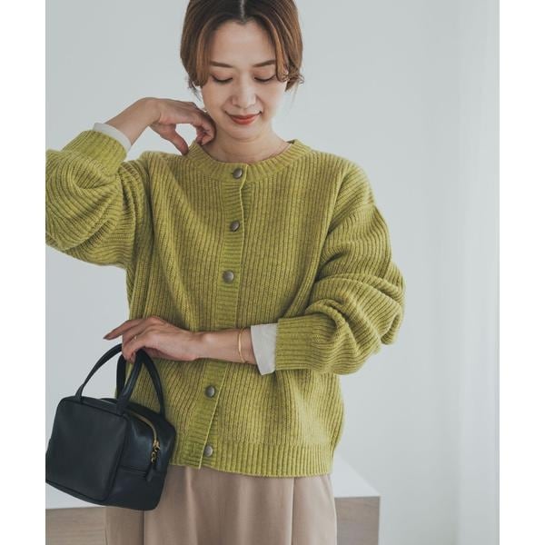 アーバンリサーチ ドアーズ（URBAN RESEARCH DOORS）/ハミルトンウール畦クルーネックカーディガン