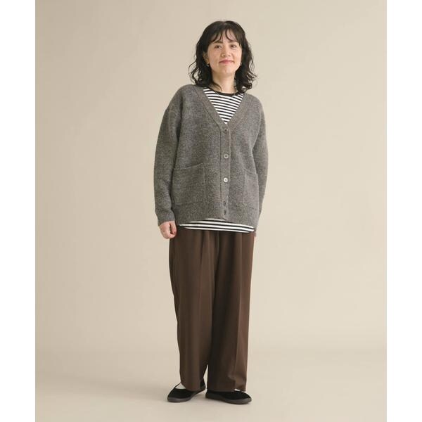 アーバンリサーチ ドアーズ（URBAN RESEARCH DOORS）/『スタッフ企画』ダブルフェイスVネックカーディガン