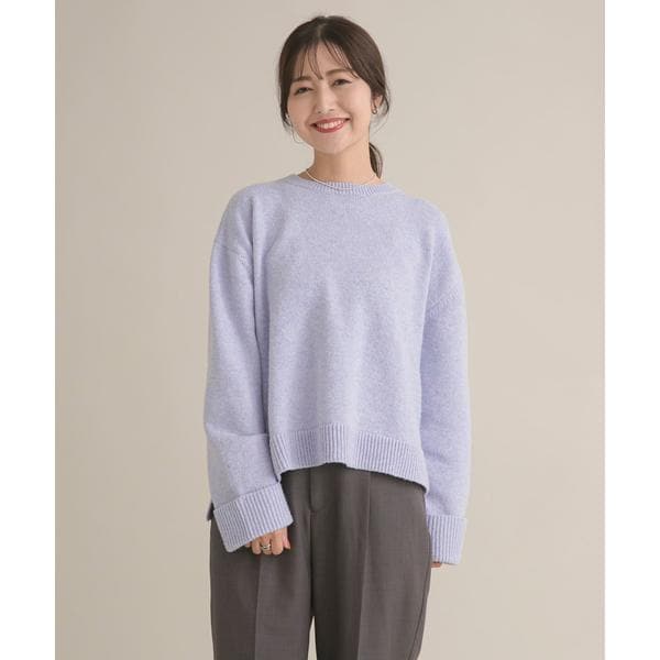 アーバンリサーチ ドアーズ（URBAN RESEARCH DOORS）/『スタッフ企画』ターンバック袖ショート丈ニット