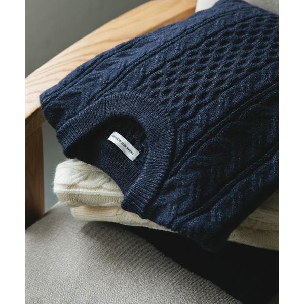 【NEW】アーバンリサーチ ドアーズ（URBAN RESEARCH DOORS）/アランニットクルーネックプルオーバー