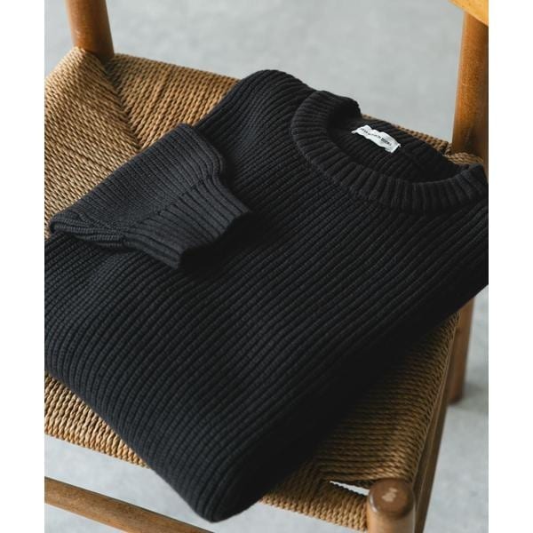 【NEW】アーバンリサーチ ドアーズ（URBAN RESEARCH DOORS）/畦ニット クルーネックプルオーバー
