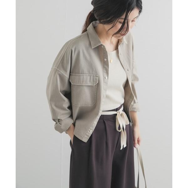 アーバンリサーチ ドアーズ（URBAN RESEARCH DOORS）/デニムショート丈シャツ_16