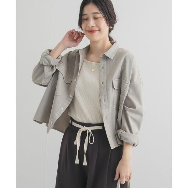 アーバンリサーチ ドアーズ（URBAN RESEARCH DOORS）/デニムショート丈シャツ_17