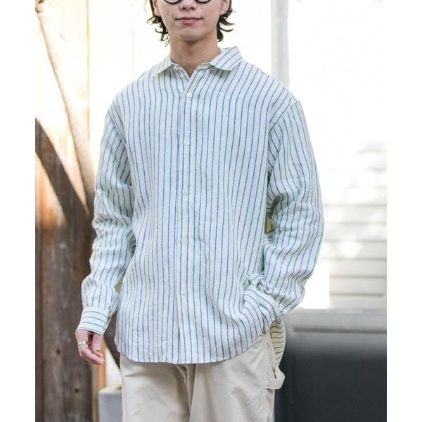 アーバンリサーチ ドアーズ（URBAN RESEARCH DOORS）/FORK&amp;SPOON　フレンチリネンロングスリーブシャツ