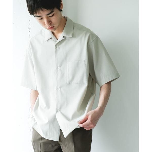 アーバンリサーチ ドアーズ（URBAN RESEARCH DOORS）/『イージーケア/速乾/UVカット』クイックドライ オープンカラー ショート