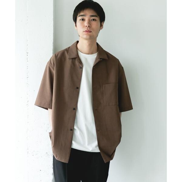 アーバンリサーチ ドアーズ（URBAN RESEARCH DOORS）/『イージーケア/速乾/UVカット』クイックドライ オープンカラー ショート_4