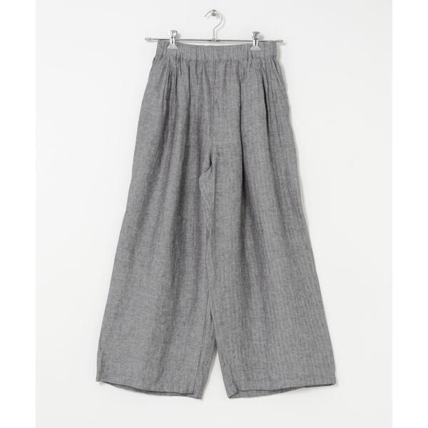 アーバンリサーチ ドアーズ（URBAN RESEARCH DOORS）/ヘリンボーンリネンワイドギャザーパンツ_10