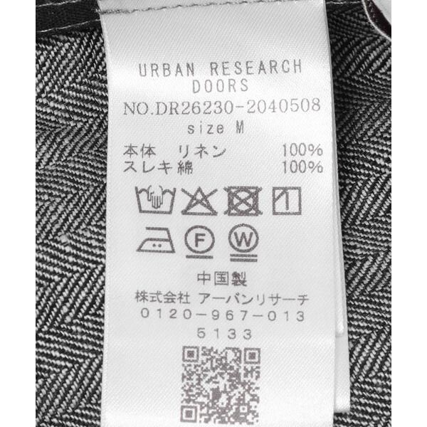 アーバンリサーチ ドアーズ（URBAN RESEARCH DOORS）/ヘリンボーンリネンワイドギャザーパンツ_15