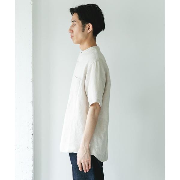 アーバンリサーチ ドアーズ（URBAN RESEARCH DOORS）/シルケットリネン バンドカラーショートスリーブシャツ_14