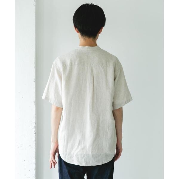 アーバンリサーチ ドアーズ（URBAN RESEARCH DOORS）/シルケットリネン バンドカラーショートスリーブシャツ_15