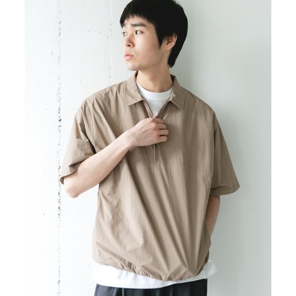 アーバンリサーチ ドアーズ（URBAN RESEARCH DOORS）/『UVカット』フルダルナイロンハーフジップアクティブプルオーバー_3