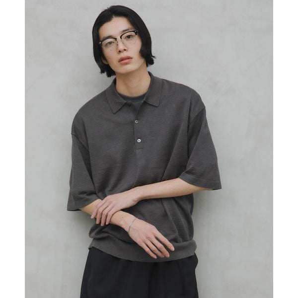 アーバンリサーチ ドアーズ（URBAN RESEARCH DOORS）/Ramie High Gauge KnitPolo