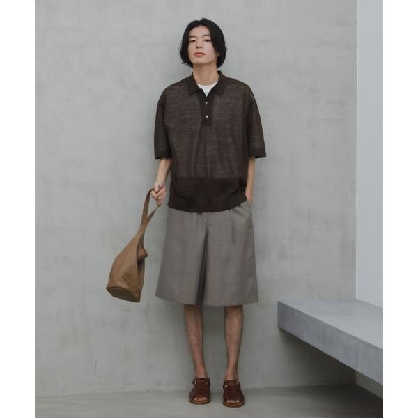 アーバンリサーチ ドアーズ（URBAN RESEARCH DOORS）/Ramie High Gauge KnitPolo
