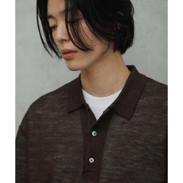 アーバンリサーチ ドアーズ（URBAN RESEARCH DOORS）/Ramie High Gauge KnitPolo