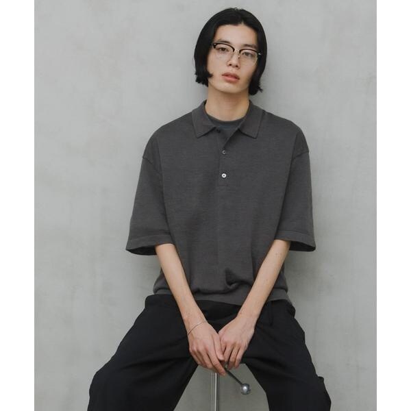 アーバンリサーチ ドアーズ（URBAN RESEARCH DOORS）/Ramie High Gauge KnitPolo