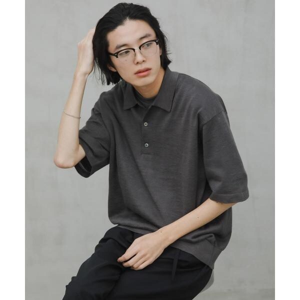 アーバンリサーチ ドアーズ（URBAN RESEARCH DOORS）/Ramie High Gauge KnitPolo