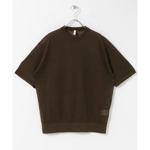 アーバンリサーチ ドアーズ（URBAN RESEARCH DOORS）/Ramie High Gauge Crew−Neck Knit