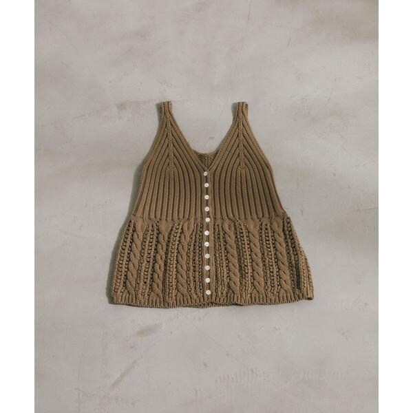 アーバンリサーチ ドアーズ（URBAN RESEARCH DOORS）/Button Cotton Knit Vest