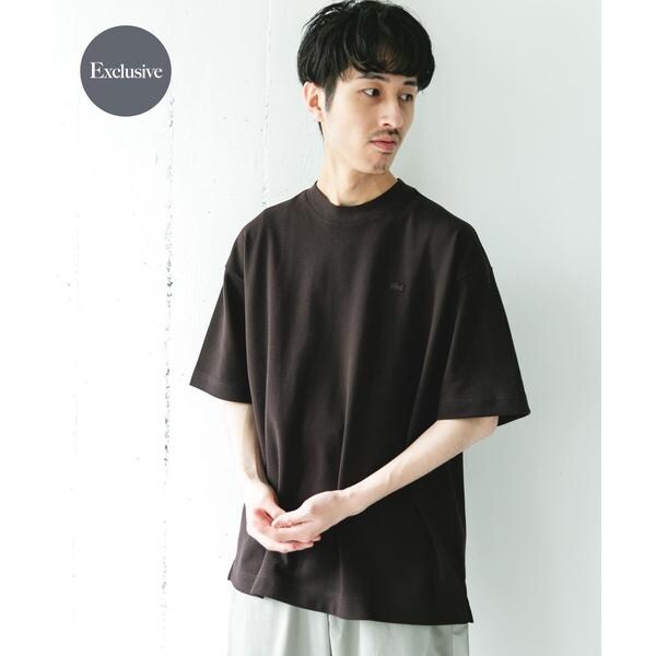 【NEW】アーバンリサーチ ドアーズ（URBAN RESEARCH DOORS）/『別注』LACOSTE×DOORS　MOSS STITCH SHORT−SLEEVE T−SHIRT_1