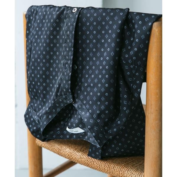 【NEW】アーバンリサーチ ドアーズ（URBAN RESEARCH DOORS）/バンドカラーショートスリーブ 総柄シャツ_2