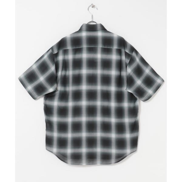 【NEW】アーバンリサーチ ドアーズ（URBAN RESEARCH DOORS）/オンブレチェック レギュラーカラーショートスリーブシャツ_12