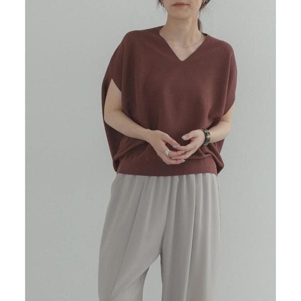 アーバンリサーチ ドアーズ（URBAN RESEARCH DOORS）/『WEB限定』Vネックコクーンニット_6