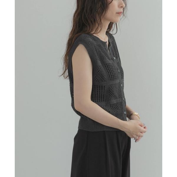 アーバンリサーチ ドアーズ（URBAN RESEARCH DOORS）/『WEB限定』2WAYクロシェノースリーブニット_12