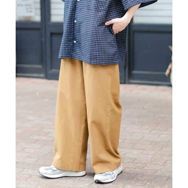アーバンリサーチ ドアーズ(URBAN RESEARCH DOORS)/FORK&SPOON 綿麻ホップサックパンツ アーバンリサーチ ドアーズ(URBAN RESEARCH DOORS)/FORK&SPOON 綿麻ホップサックパンツ