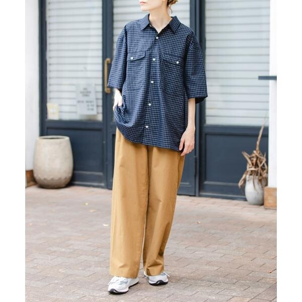 アーバンリサーチ ドアーズ(URBAN RESEARCH DOORS)/FORK&SPOON 綿麻ホップサックパンツ アーバンリサーチ ドアーズ(URBAN RESEARCH DOORS)/FORK&SPOON 綿麻ホップサックパンツ