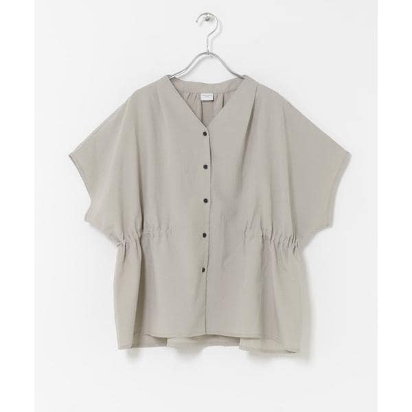 アーバンリサーチ ドアーズ（URBAN RESEARCH DOORS）/Vネックウエストギャザーブラウス_19