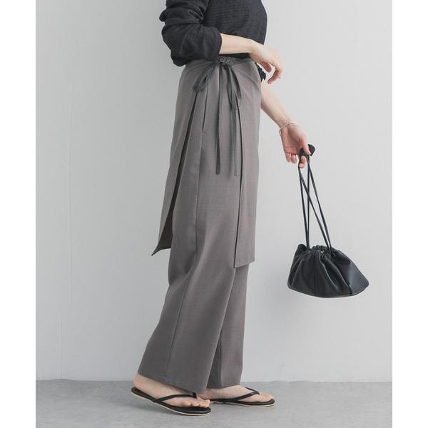 アーバンリサーチ ドアーズ（URBAN RESEARCH DOORS）/ラップレイヤードストレートパンツ