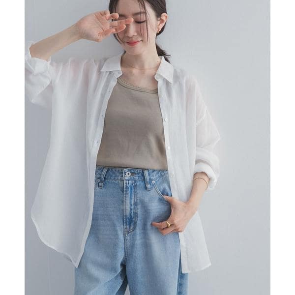 【NEW】アーバンリサーチ ドアーズ（URBAN RESEARCH DOORS）/ラミー混ルーズシャツ_2