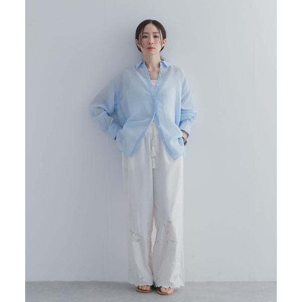 【NEW】アーバンリサーチ ドアーズ（URBAN RESEARCH DOORS）/ラミー混ルーズシャツ_19