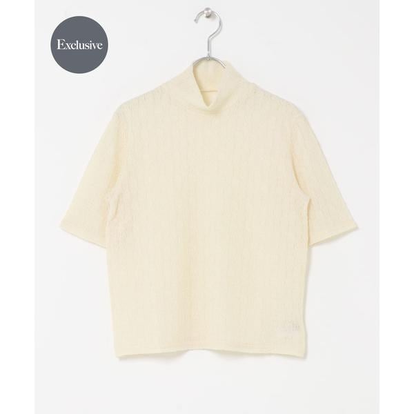 アーバンリサーチ ドアーズ（URBAN RESEARCH DOORS）/『別注』Audrey and John Wad×DOORS　レースボトルネック半袖プルオーバー 6,600円