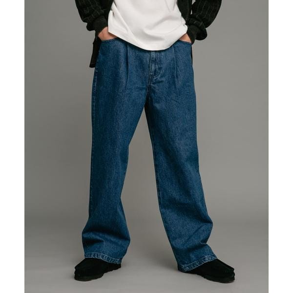 アーバンリサーチ サニーレーベル（URBAN RESEARCH SonnyLabel）/タックワイドデニムパンツ