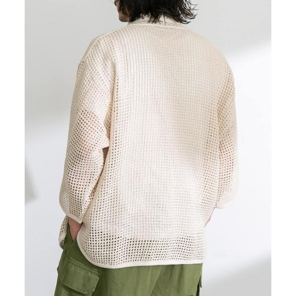 アーバンリサーチ サニーレーベル（URBAN RESEARCH SonnyLabel）/ARMY TWILL　Cotton Mesh Shirts_5