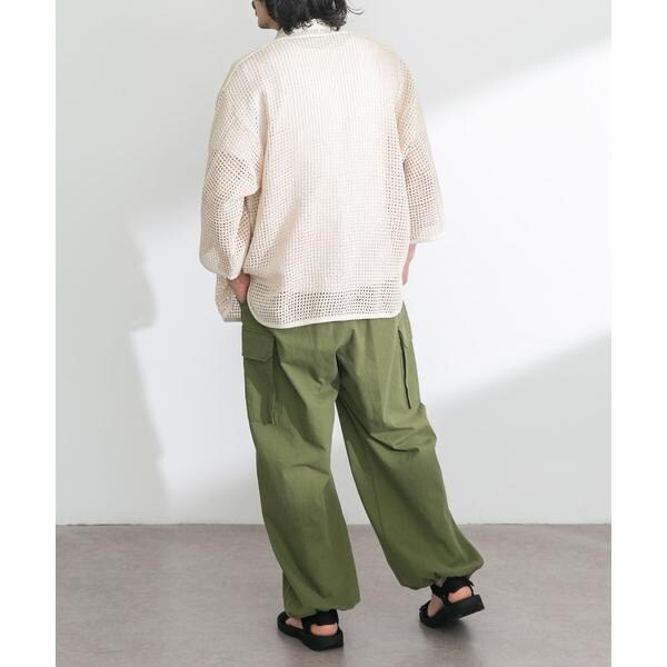 アーバンリサーチ サニーレーベル（URBAN RESEARCH SonnyLabel）/ARMY TWILL　Cotton Mesh Shirts_7
